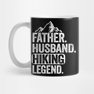 Father Husband Hiking Legend Hiker Outdoor Gift Mug